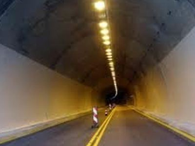 Εργασίες συντήρησης στη σήραγγα Ραψομάτη